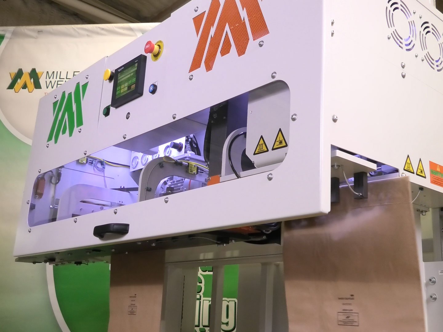 automatische Beutelverschließmaschine 